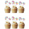 6 Toppers Unicornio